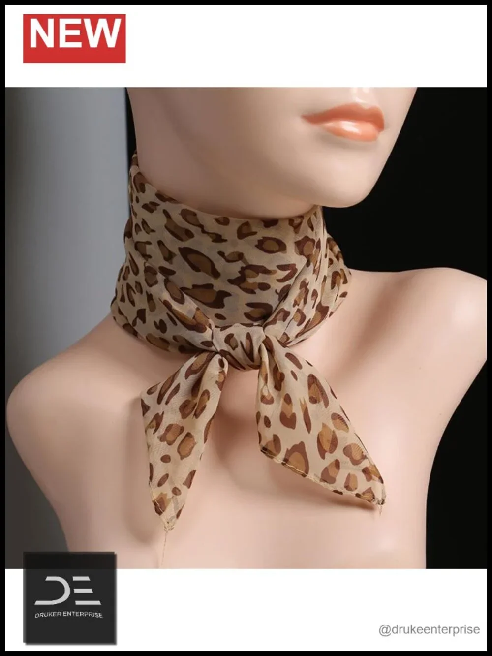 Lightweight Chiffon Square Scarf 26x26